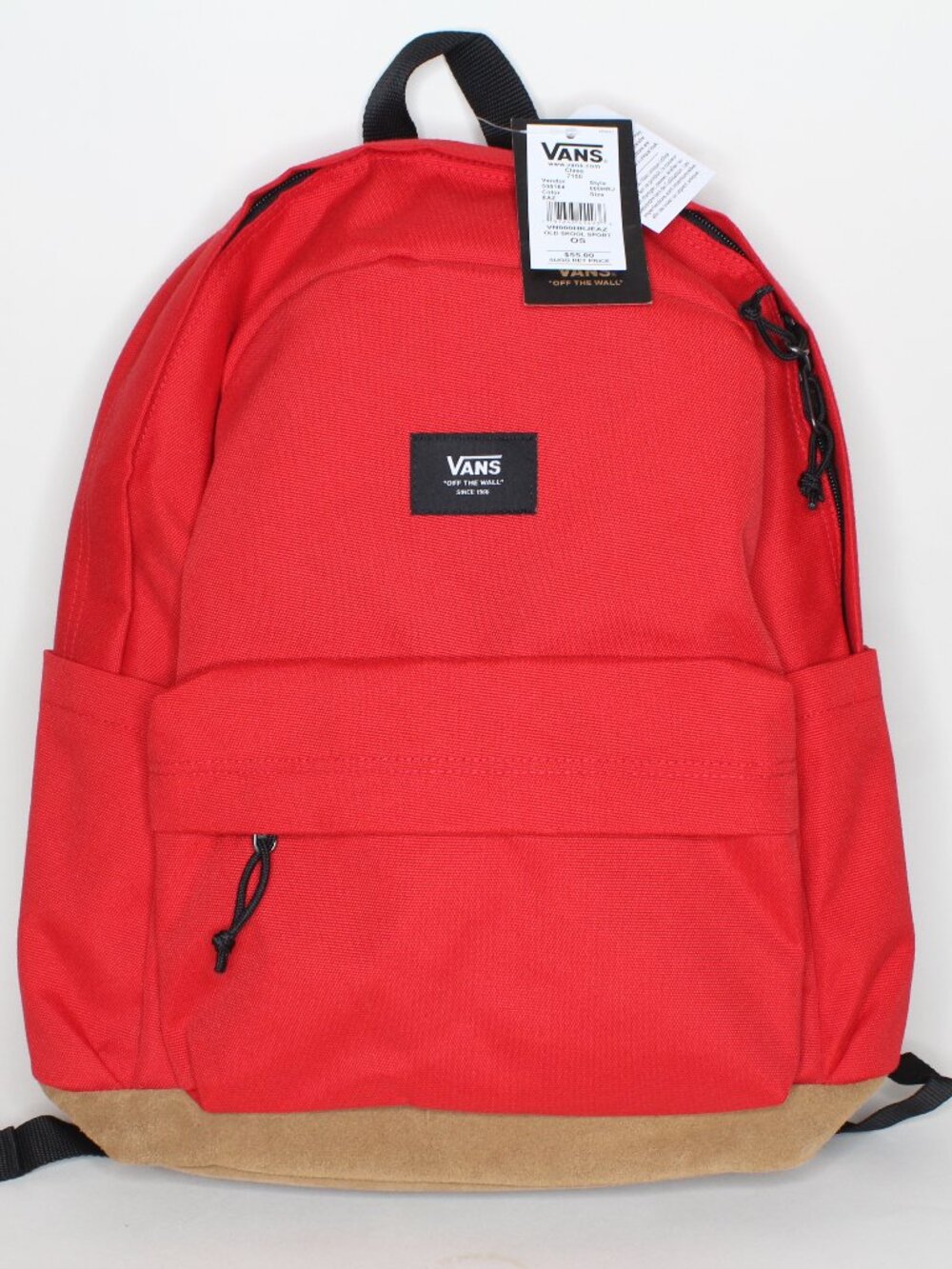 Vans Old Skool Sport Backpack Red Laptop Everyday Commuting Pocket 22 L New